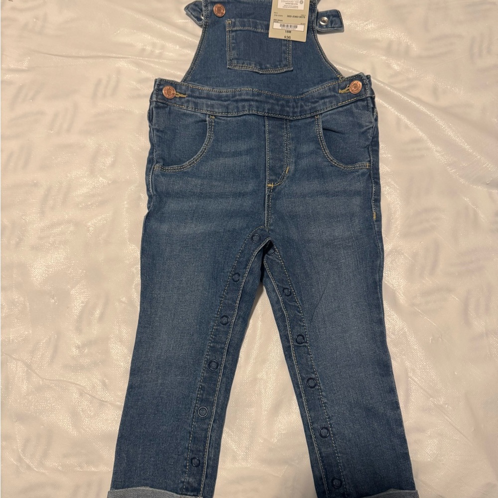 Okie Dokie Denim Blue Kids One Piece